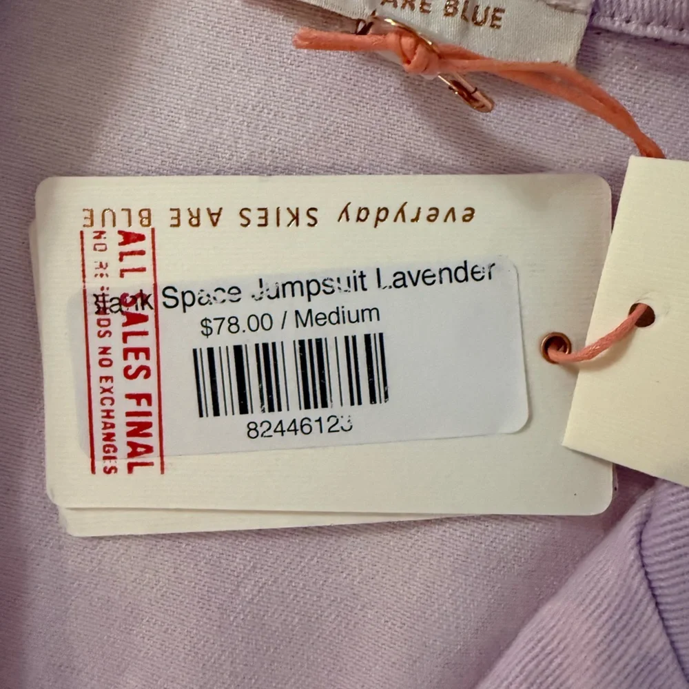 NWT Skies Are Blue Denim Jumpsuit size medium - Picture 3 of 5
